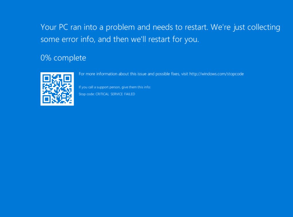 blue screen of death repair in iRepairNM