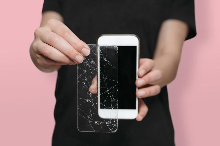 removed tempered glass